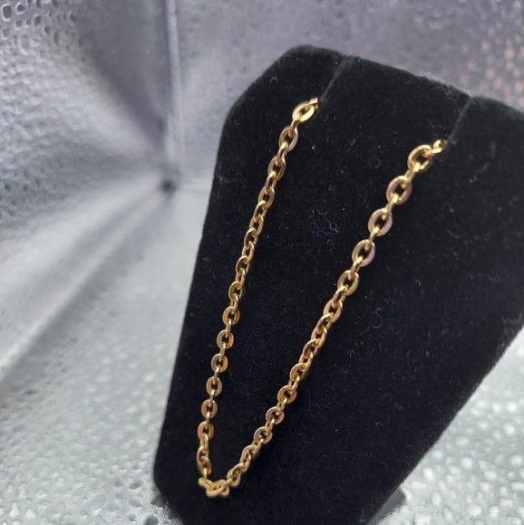 Vintage Germany made Lightweight Goldtone 24" Chain. VGC & Attractive. - Picture 2 of 12